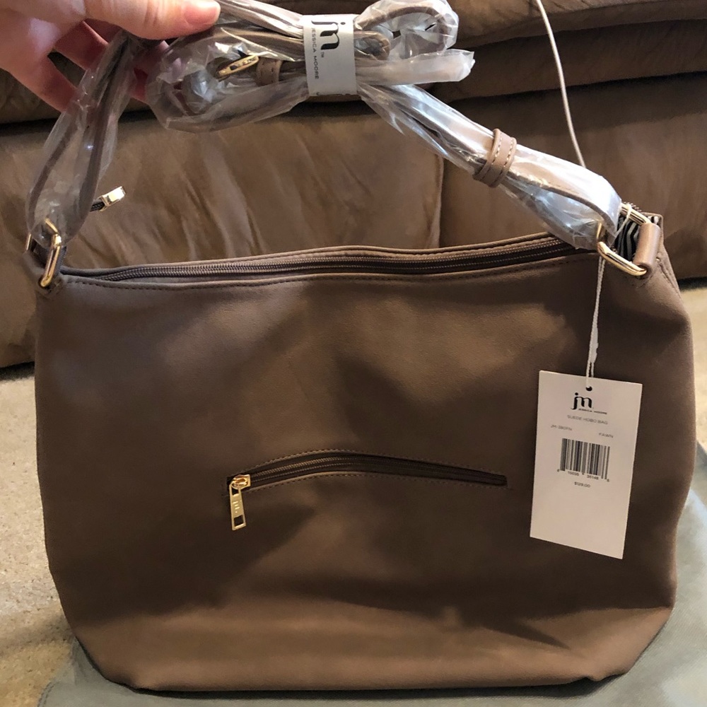 NWT Jessica Moore suede hobo bag - Picture 2 of 5